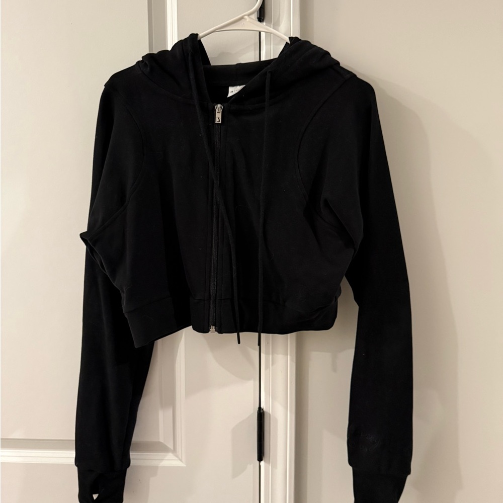 Buffbunny Black Cropped Cloud Jacket - image 1
